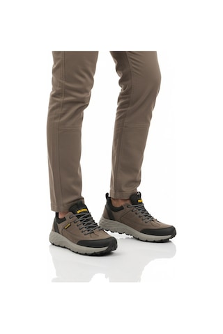 Gri Nubuk Hakiki Deri Erkek Outdoor Ayakkabı 250069 M Gri