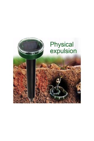 Maoyaya Jms Açık Güneş Sıçan Kovucu Ultrasonik Haşere Yılan Köstebek Sıçan Fare