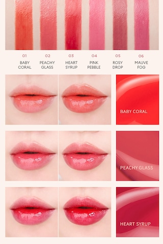 Uzun Süre Kalıcı Nemli Bitiş Sunan Parlak Tint Dare Tint Dewy Drop Rosy Drop 0