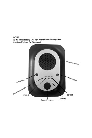Anti-barking Cihazı Ultrasonik Köpek Havlama Kontrolü 3 Ayarlanabilir Dişli Su Geçirmez Köpek Havlama Engelleyici Cihazlar İç Mekanlar Ve Dış Mekanlar İçin