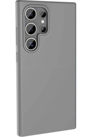 Galaxy S23 Ultra Kılıf M-safe Şarj Özellikli Sıvı Teknolojili Silinebilir Sert Zore Kivi Kapak Kırmızı