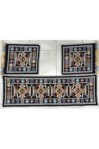 Elmass Oto Koltuk Kilim Seti - Ön Ve Arka Koltuk Üstü 3 Parça