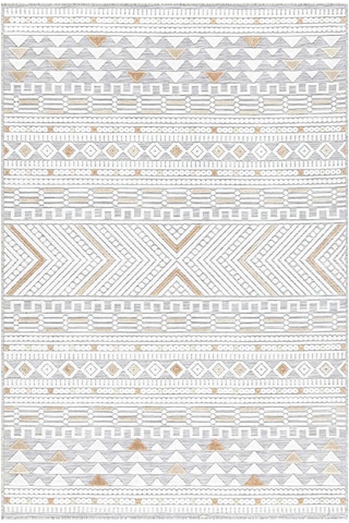 Koza Halı Sand Gri Sarı Kolay Temizlenebilir Halı Kilim Salon Oturma Odası Gri Sarı