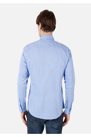 Colin's Colins Slim Fit Shirt Neck Düz Erkek Mavi Uzun Kol Gömlek Cl1048576 Q1.v1 Blu Koyu Mavi