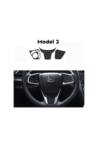 Honda Fc5 Direksiyon Karbon Kaplama Stıcker