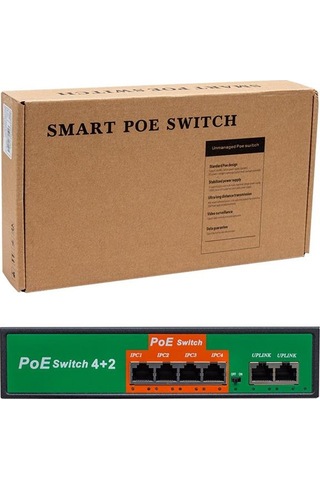 Powermaster Poe4+2 72w 10/100 Mbps Poe Ethernet Switch