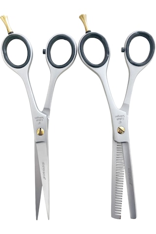 Yakuza Solingen Cobalt Makas Set Kuaför Berber Makası 6inc Ara Makas 6 Inc