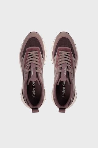Calvin Klein Süet Logolu Sneaker Ayakkabı Hw0hw031070j8 Bayan Ayakkabı Hw0hw03107 0j8 Haki-kahve-bej