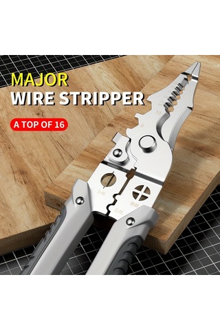 Singree Çok İşlevli Tel Soyucusu: Soyma, Bükme, Klemleme Ve Kesme - Elektrikçi Ve Ev Tesisatı İçin Çelik Takım 9/16'lı Seçenek