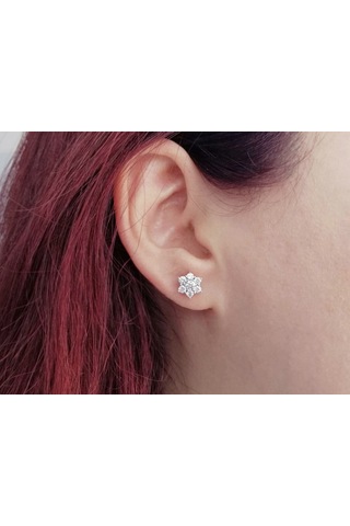 Sirius Pırlanta Ascella Yıldızı Küpe  0804E0053