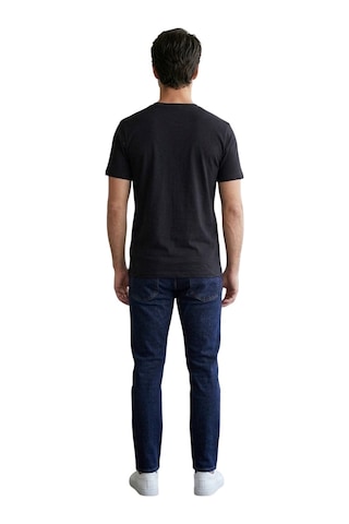 Cazador 44330 Siyah Erkek Bisiklet Yaka Tshirt