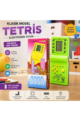 Tetris - 9999 Oyun - Nostaljik Oyun Konsolu 5691