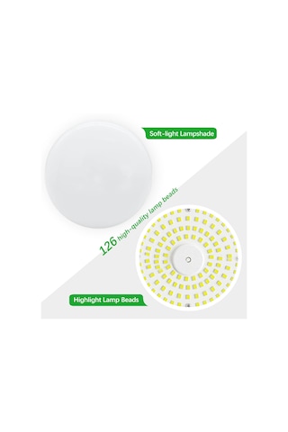 Andoer 150 W Led Ampul Fotoğrafçılık Lamba Ampul 2700k-6500k Beyaz Beyaz