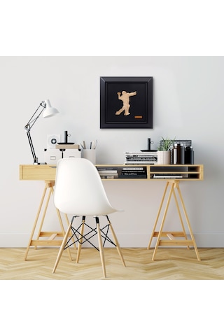 Zekupp Amerikan Futbolu Severler İçin Ahşap Tablo, Duvar Dekorasy