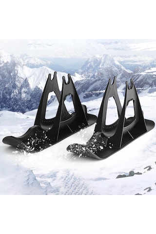 Suntek Çocuk Kayak Kızağı Ataşmanı Kar Denge Bisikleti Çim Siyah