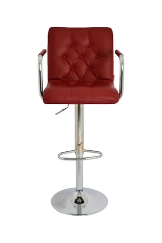 Bürocci Helen Bar Sandalyesi-Bordo-9519Q0102 Çok Renkli