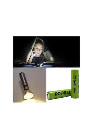 18650 Şarj Edilebilir Pil 3200 Mah-1c - 4 Adet