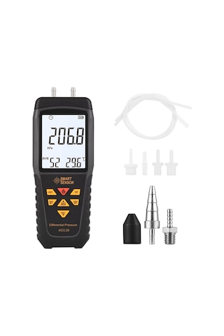 Smart Sensor As511b Dijital Fark Basınç Manometresi 29.9 Psı Diferansiyel Basınç Ölçümü