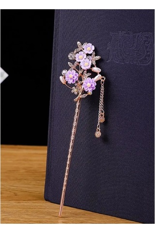 Villovatik Leyandra Lila Metal Saç Tokası 143296339 Diğer