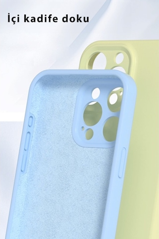 Poco X6 Pro İçi Kadife Kaplı Esnek Silikon Kapak Ryc/ Nano Lansman Turuncu
