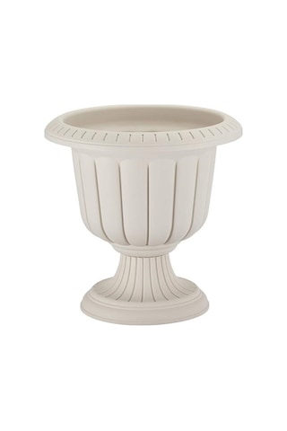 Plastik Nergis Saksı Beyaz 25.3 Lt No:2