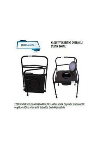 Hasta Tuvaleti Wc Sandalye Klozet Yükseltici Döşemeli
