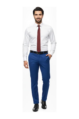 Presto Erkek Janella Slim Fit Pantolon İndigo Mavisi 2025-300 İndigo Mavi
