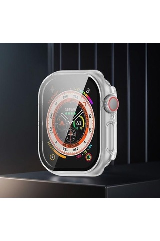 Watch Series 10 Uyumlu 42 Mm Ekran Koruyucu Kılıf Şeffaf