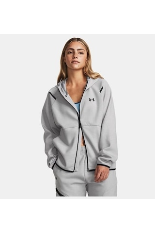 Under Armour Unstoppable Fleece Fz Kadın Sweatshirt-33314 Gri