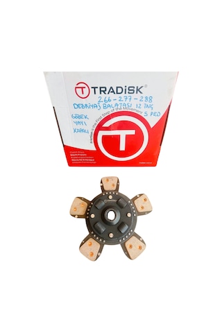 Massey Ferguson 266g-277g-288g Debrıyaj Balatası 12 /5 Ped /g. Yayı Kapalı