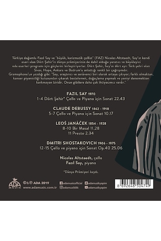 Fazıl Say & Nicolas Altstaedt – 4 Şehir (Cd)