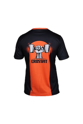 Dosmai Crossfit Dijital Baskılı T-shirt Siyah Crt027
