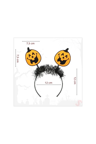 Taç - Halloween -  Gülenyüz Balkabağı