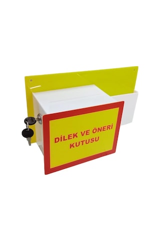 Kırmızı Sarı Dilek Öneri Kutusu