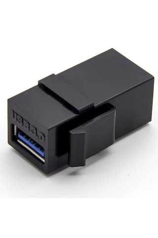 Usb 3.0 A Dişi To Dişi Keystone Jack Adaptör Çevirici Uzatma Dönüştürücü Ara Bağlantı