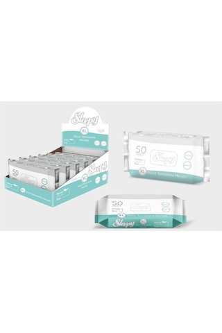 Sleepy Hassas Ciltlere Özel Xl Hasta Vücut Temizleme Mendili 12 X 50'Li