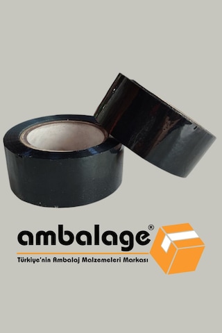 Siyah Koli Bandı 45mm X 100m Renkli Hotmelt Koli Bantı Koli Bant Renkli Bant 1adet Siyah 45 X 75 T