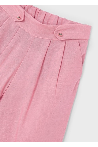 Mayoral Kız Çocuk Keten Pantolon 3551 Pembe