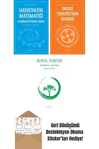 Hayatınızın Matematiği Ve Kaderinizi Yöneten Sayılar + Enerji Terapistinin Rehberi + Ruhsal Haritam Tohumdan Çatlamak