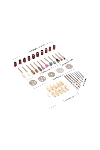 Yifomall Usb Şarjlı 3.6v Mini El Dekupaj Makinesi - 46 Parçalı Profesyonel Gravür Seti