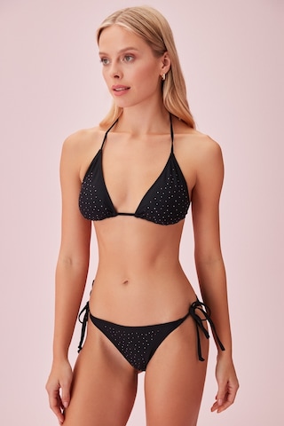 Suwen İnce Bağcıklı Detaylı Bikini Alt Sb24991s012