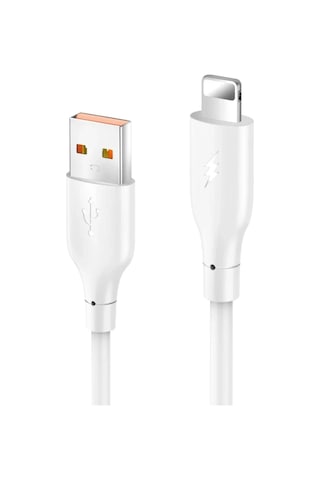 Konfulon Dc64 Usb To Lightning 1m 3.0a Hızlı Şarj Kablo - Beyaz Diğer