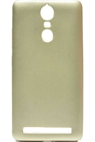 Lenovo K5 Note Kılıf Zore Premier Silikon Kapak Gold