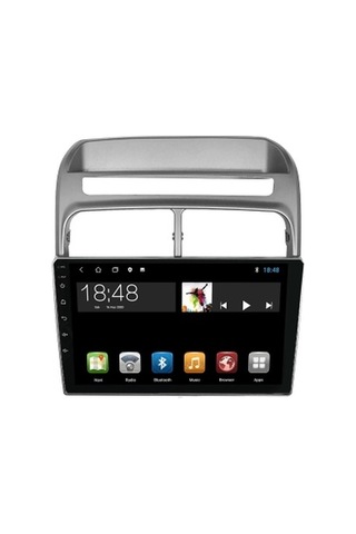 Fiat Linea 2006-2016 Gri 4gb Ram 32gb Hafıza 4 Çekirdek Carplay Kamera Android Multimedya 9"