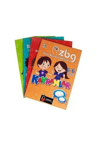 Limon Kids ZBG - Zihinsel Becerilerimi Geliştiriyorum Seti 5 - 6 Yaş - 4 Kitap Takım - Soner Öztürk - Coral Dağıtım