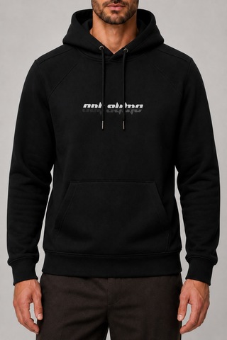 Redline Consume Erkek Regular Fit Kapüşonlu Sweatshirt Siyah