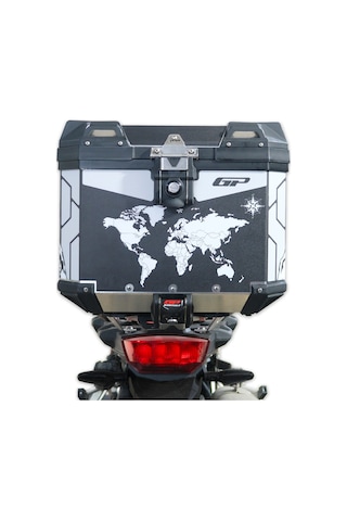 Gp Kompozit Dsn04 Universal 37 Lt Desenli Alüminyum Motosiklet Çantası Diğer