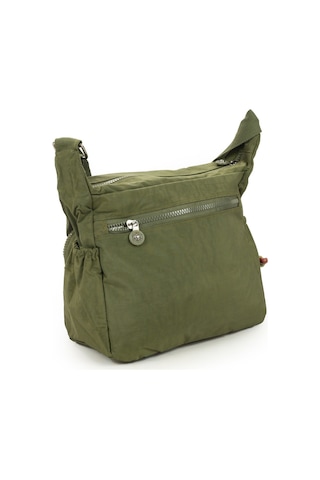 Krinkıl / Klinkır Su Geçirmez Kumaş Çok Gözlü Çapraz Kol Ve Omuz Postacı Çantası Haki 5835 Haki