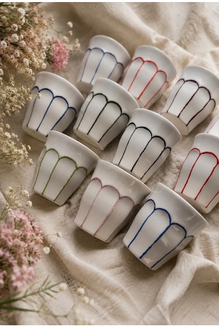Color Line Double Espresso Fincanı Yeşil