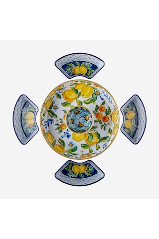 Mavi Melamin Tepsi 39 Cm